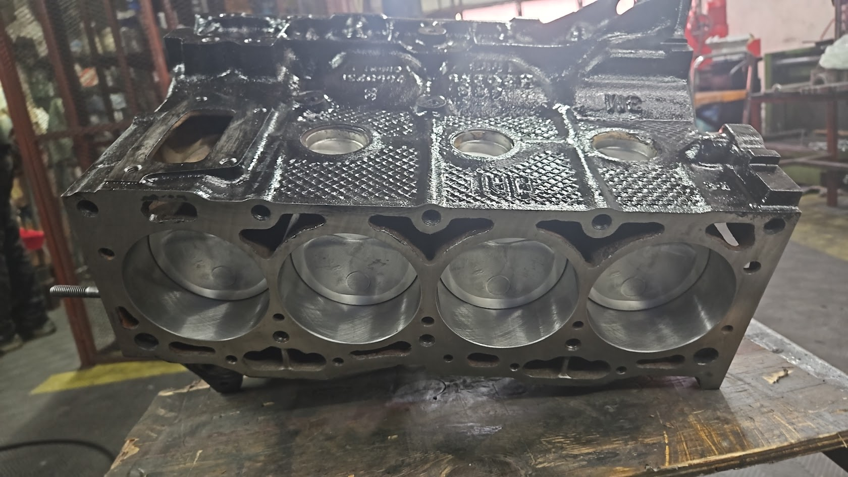 Motor armado — Rectificaciones Orazi, Rosario